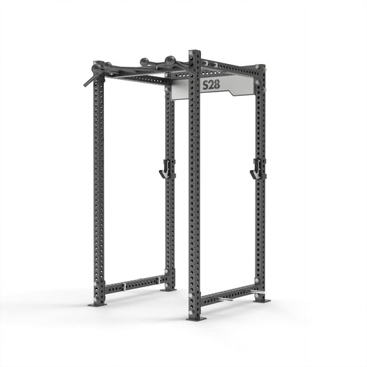 4 POST CAGE - 48” CM + GLOBE PULL UP BAR + BAND PEGS